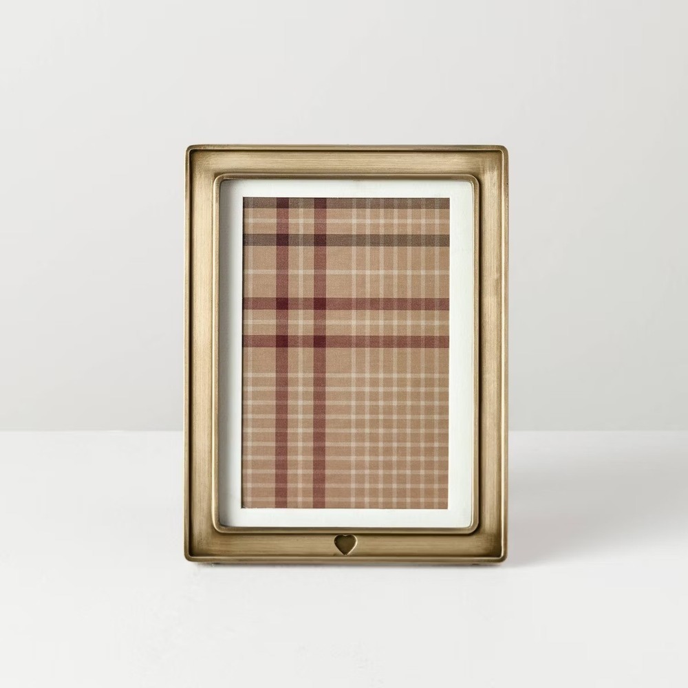4x6‎ Brass Finish Heart Frame - Hearth & Hand Magnolia, Target